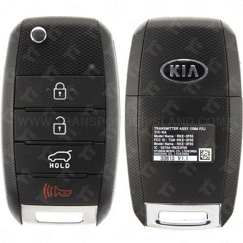 2014 - 2017 Kia Rio Remote Flip Key TQ8-RKE-3F05 95430-1W023  Non Transponder New - Foto 3