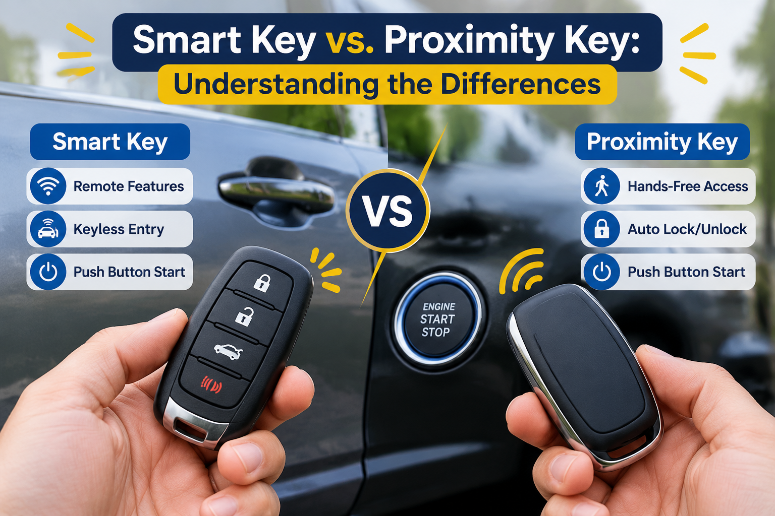 Smart Key vs. Proximity Key