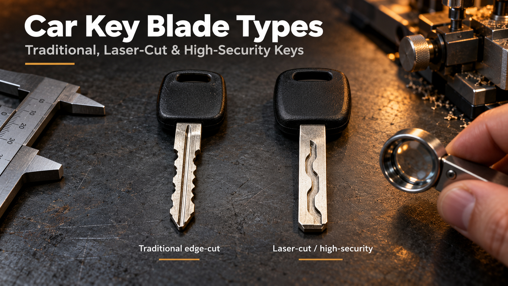 Automotive Car Key Blade Types