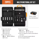 28pc Long Hex Shank S2 Steel Screwdriver Multi Bits & Nut Drivers (Free With Orders Over $1000)