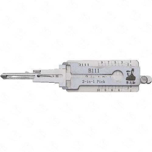 Original Lishi GM 2 In 1 Pick And Decoder Warded GM37W B111