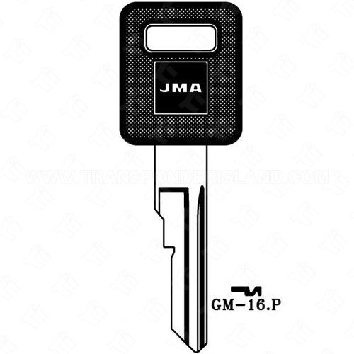 JMA GM Single Sided 6 Cut Plastic Head Key Blank GM-16.P B62P