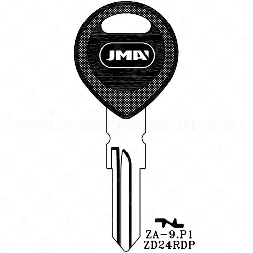 JMA Various Models Motorcycle Plastic Head Key Blank ZA-9P1 ZD24RDP
