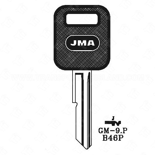 JMA GM Single Sided 6 Cut Plastic Head Key Blank GM-9P B46P J