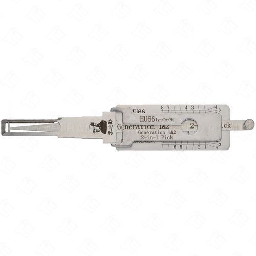 Original Lishi Volkswagen Audi 2 Track Single Lift 2-In-1 Pick and Decoder HU66