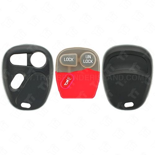 GM Old Style Keyless Entry Remote Shell and Rubber Pad 3B
