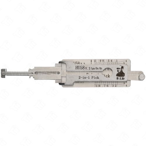 Original Lishi 2-In-1 Pick and Decoder HU58 BMW 4 Track 
