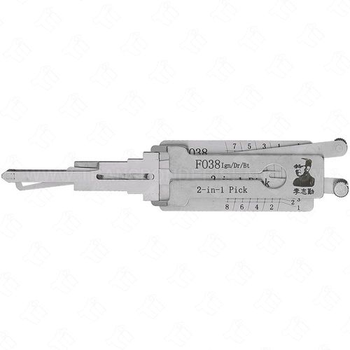 Original Lishi 2-In-1 Pick and Decoder Ford 8 Cut H75 FO38