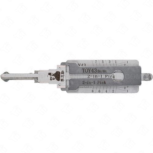 Original Lishi Toyota 8 Cut 2-In-1 Pick and Decoder TOY43 TR47