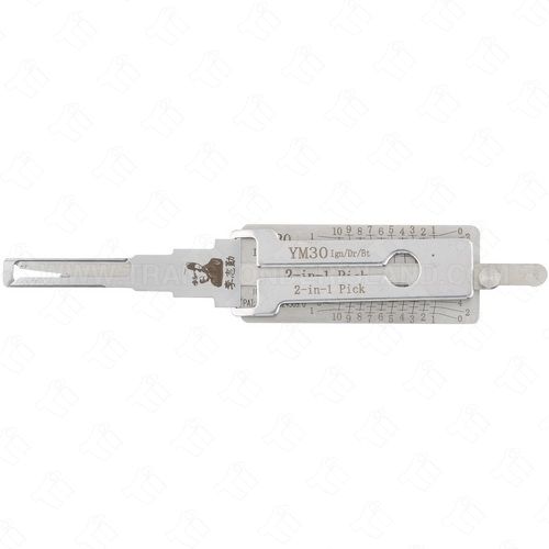 Original Lishi Saab 2 Track 2-In-1 Pick and Decoder High Security YM30
