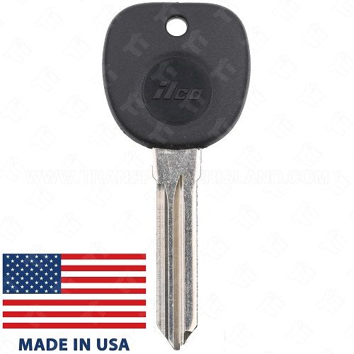 ILCO GM Circle Plus Z Keyway Transponder Key B111-PT 