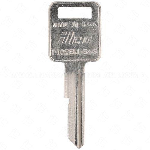 ILCO P1098J - B46 GM Single Sided 6 Cut Key Blank J Stamp