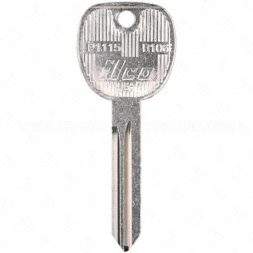 ILCO P1115 - B106 GM Double Sided 10 Cut Key Blank - Z Keyway 