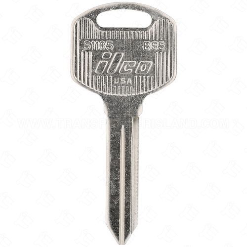 ILCO S1105 - B85 GM Double Sided 10 Cut Key Blank