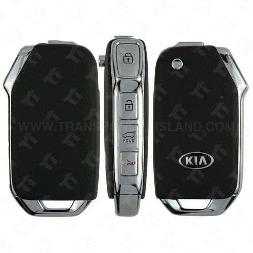2021 - 2022 Kia Sportage Remote Flip Key 4B Hatch - TQ8-RKE-4F42 - 434 MHz - KK10 95430-D9410