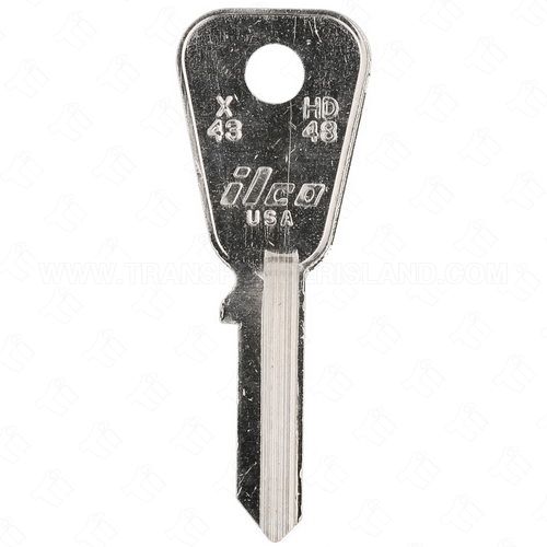 ILCO X43 - HD48 Honda Motorcycle Key Blank