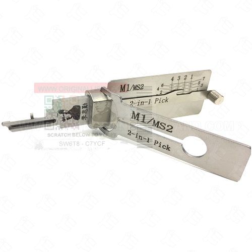 Original Lishi Master Padlock 2-In-1 Pick and Decoder M1 and MS2