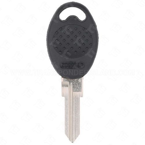 ILCO ZD22RBP-SI Zadi Motorcycle Key Blank Plastic Head