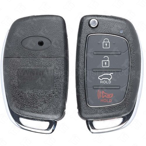 2013 - 2016 Hyundai Santa Fe Remote Flip Key Shell 4B Hatch for TQ8-RKE-3F04 HY18R