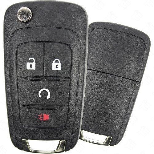 2013 - 2020 GM High Security Flip Key Shell - 4B Starter