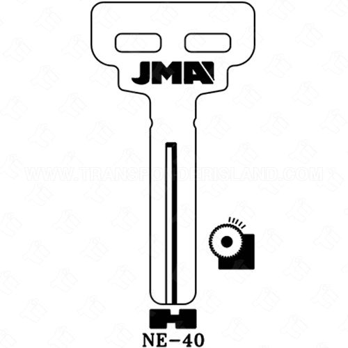 JMA Volvo High Security 4 Track Key Blank NE-40 S66NN