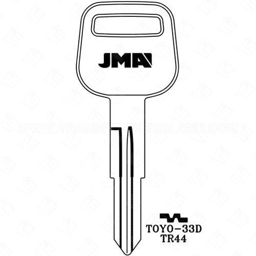 JMA Toyota Key Blank TOYO-33D TR44