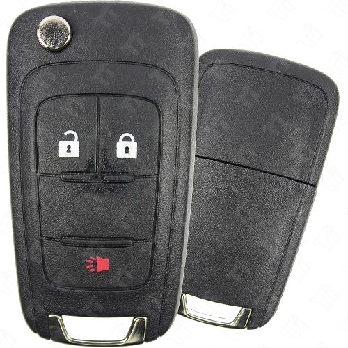 2010 - 2022 GM High Security Remote Flip Key Shell - 3B