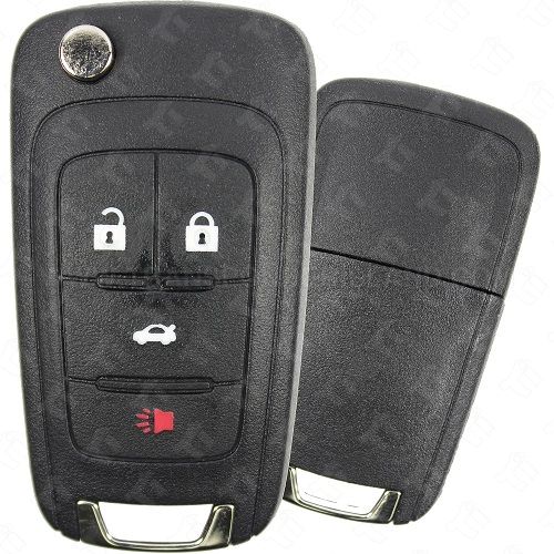 2010 - 2022 GM High Security Remote Flip Key Shell - 4B Trunk