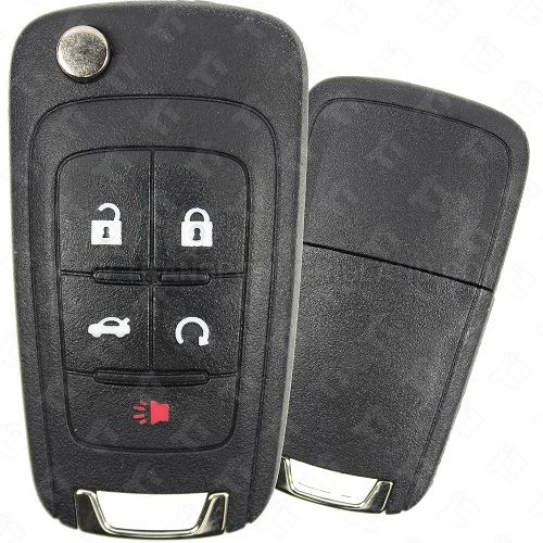 2010 - 2022 GM High Security Remote Flip Key Shell - 5B Trunk / Starter