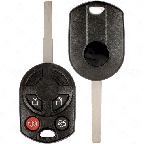 2011 - 2020 Ford 4 Button Old Style Remote Head Key Shell - High Security HU101 Keyway