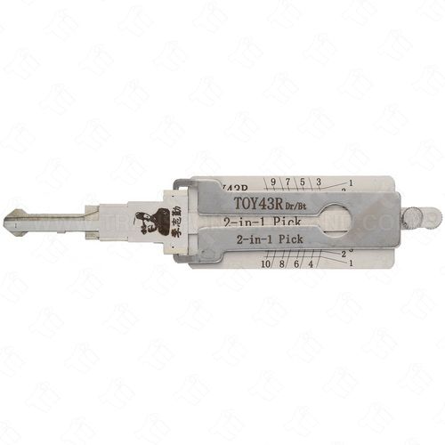 Original Lishi GM 2-In-1 Pick and Decoder TOY43R / B108 / B110 with Anti-Glare