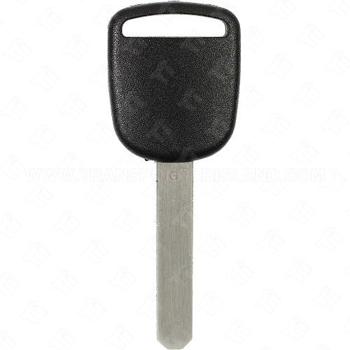 2013 - 2022 Honda G Transponder Key Aftermarket Brand w/ OE Chip