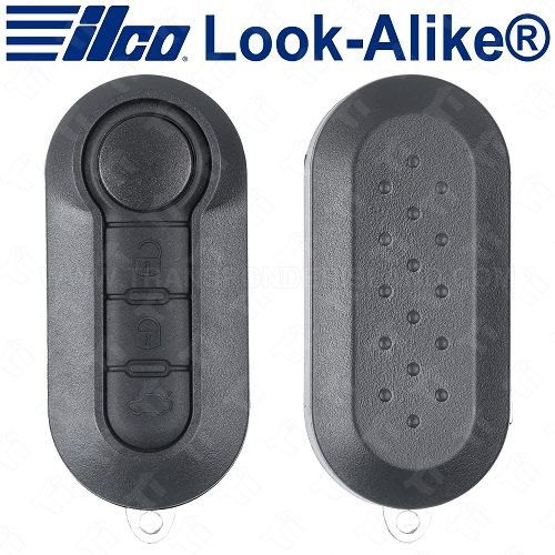 Ilco Fiat Ram Remote Flip Key - 3B Trunk - FLIP-FIAT-3B1 / 3B3 - Replaces: LTQF12AM433TX
