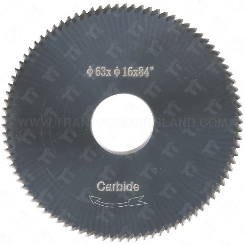 Replacement Carbide Cutter 63x16x84D