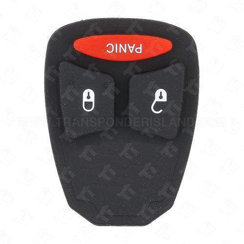 Chrysler Dodge Jeep Remote Head Key Rubber Pad 3B - Large Panic