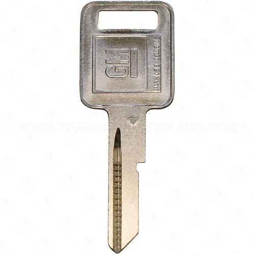 Strattec P1098A - B48 GM Logo Single Sided 6 Cut Key Blank A stamp 10 Pack