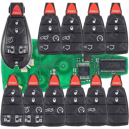 2008 - 2019 Chrysler Dodge Jeep Universal Fobik Key Kit IYZ-C01C