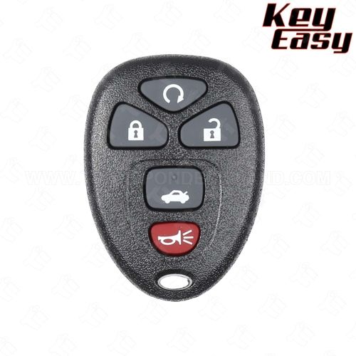 2004 - 2012 GM Keyless Entry Remote 5B Trunk / Remote Start - KOBGT04A - AFTERMARKET