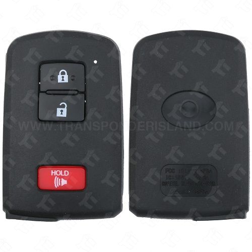 2012 - 2023 Toyota Smart Key Shell Case 3 Button
