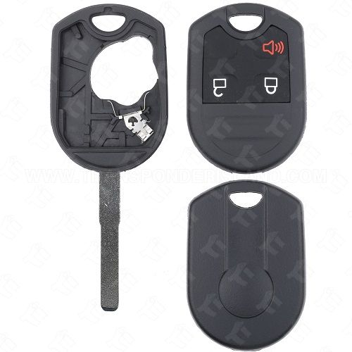 2015 - 2017 Ford Fiesta High Security Remote Head Key Shell 3B HU101