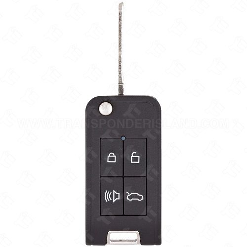 Ilco Smart 4 Car Universal Automotive Remote Flip Key Housing with GTI Transponder