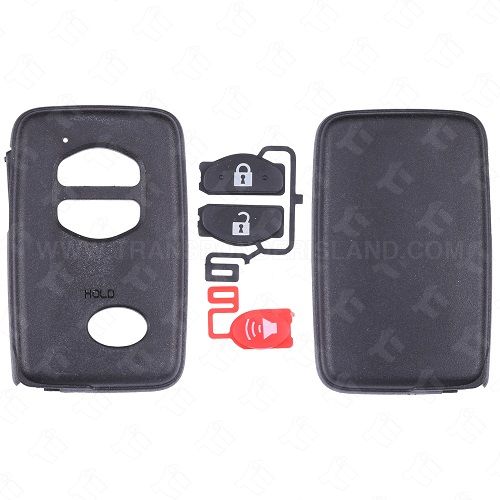 2007 - 2018 Toyota Smart Key Shell Case 3B - with Emergency Key