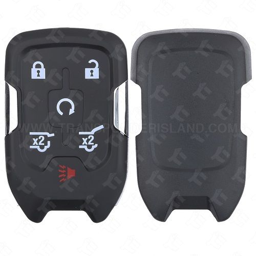 2014 - 2020 GMC Chevrolet Smart Key Shell Case 6B with Emergency Key