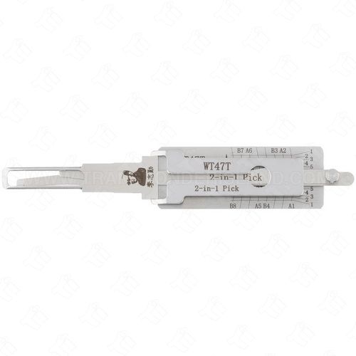 Original Lishi Saab 4 Track 2-In-1 Pick and Decoder WT47T