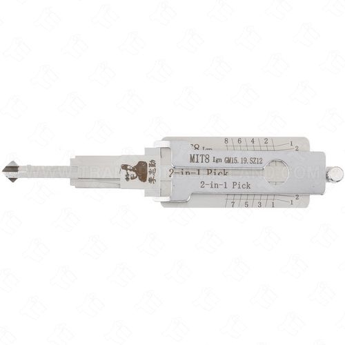 Original Lishi Mitsubishi MIT8 Ignition 2-In-1 Pick and Decoder