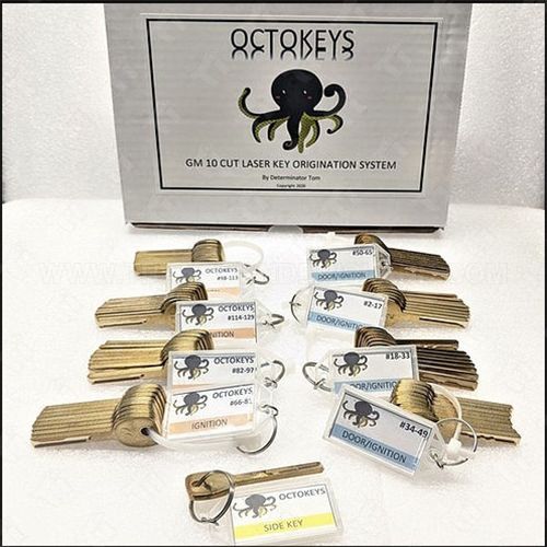 OCTOKEYS - GM 10 Cut Laser Key Try Out Key System