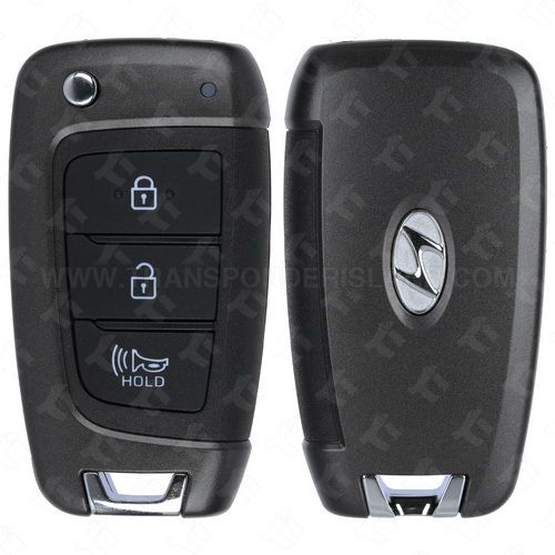 2021 - 2022 Hyundai Kona Remote Flip Key 3B - 2AV76-NMOK-451T (OS PE) - 434 MHz