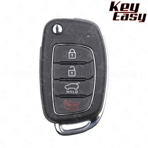 2015 - 2019 Hyundai Santa Fe Remote Flip Key 4B Hatch - TQ8-RKE-4F31 - HY18R - AFTERMARKET