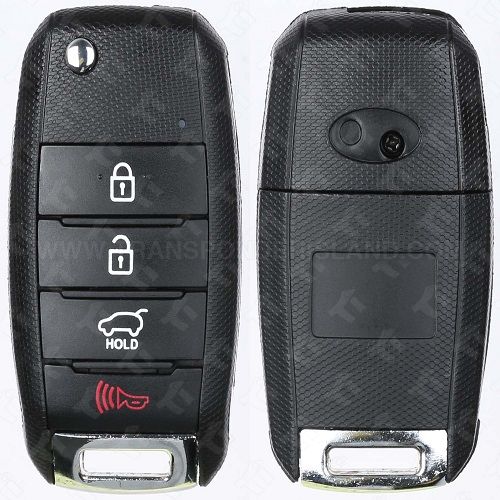 Kia Flip Key Shell Case 4B Hatch with KK10 High Security Blade