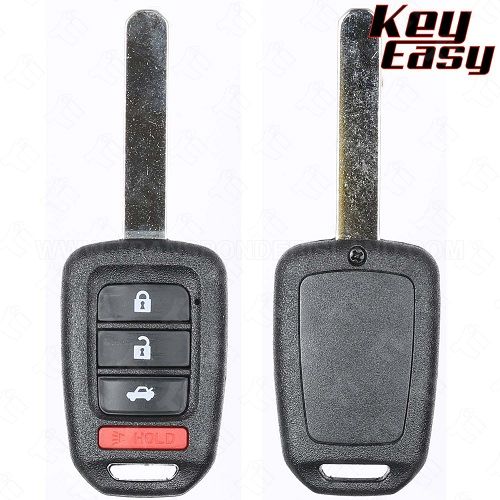 2016 - 2020 Honda Accord Civic Remote Head Key 4B Trunk - MLBHLIK6-1TA-AFTERMARKET